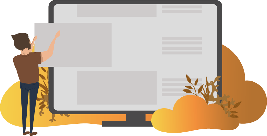 Morgan er i gang med at opsætte sit website